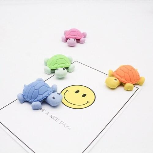 36 Pcs/lot New Cute Turtle Style Eraser Funny Eraser Office&Study Rubber Erase personalized gift for kids