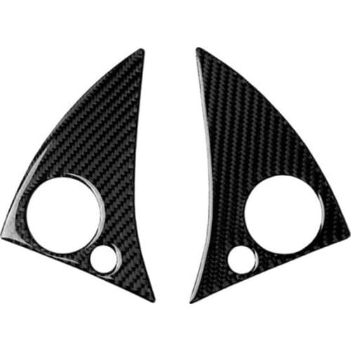 Fit For Mercedes-Benz C-Class W204 (2007-2010) Carbon Fiber Steering Wheel Button Frame Decoration Interior modification