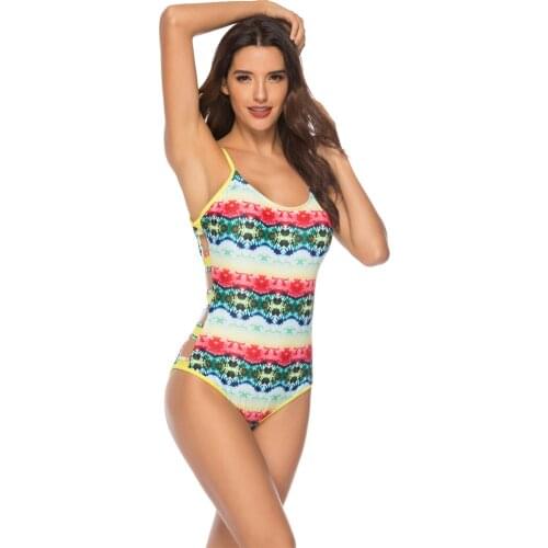 Sexy Print Swimwear One Piece Women Bikini 2019 Summer Beach Women Swimsuit Badpak Swimming Suit Bathing Suit Maillot De Bain