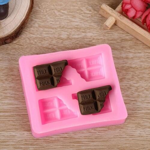 Chocolate half block Shape Silicone molds Handmade Soap Mold, Fondant Cake Decoration Sugar Craft Tools baking tools C145