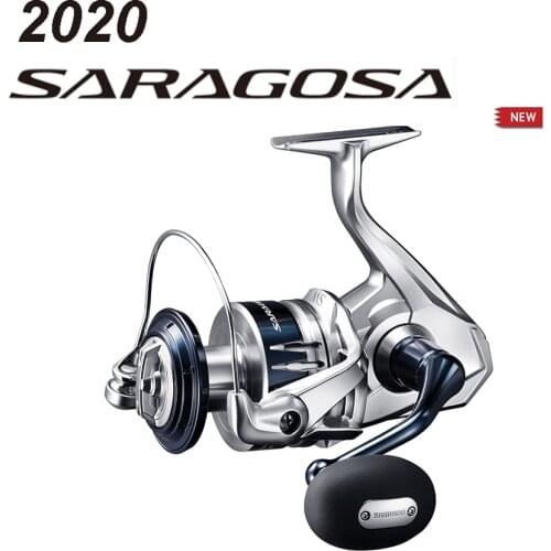 2020 NEW SHIMANO SARAGOSA SW Spinning Fishing Reels 5000XG 6000HG 8000HG 14000XG 18000H 20000PG X SHIELD Saltwater Fishing Wheel