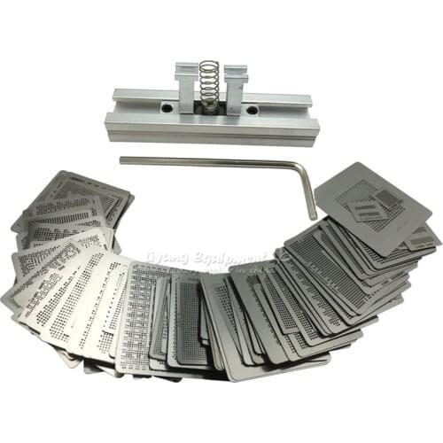219pcs/lot Direct Heat BGA Reballing Station Stencil Kit Direct Heating BGA Stencils for Intel XBOX Game BGA Repair Rework