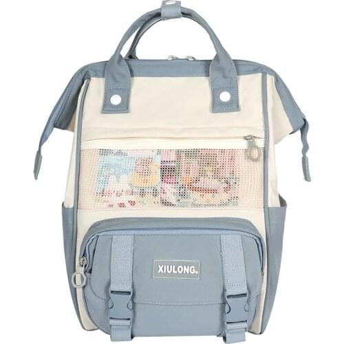 Japanese campus student backpack female college style high school student backpack Korean ins style portable school bag