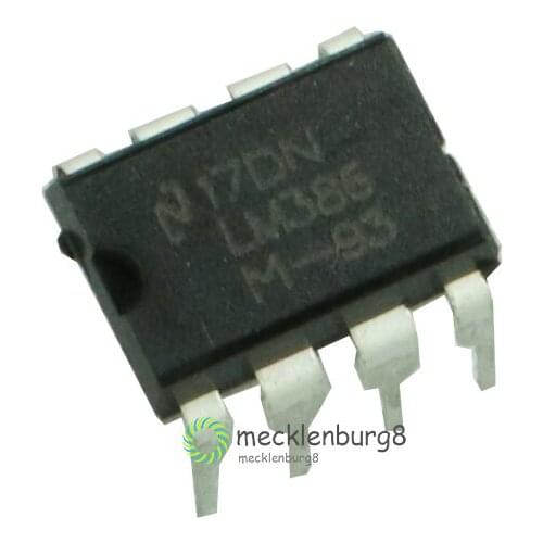 10PCS LM386 LM386N DIP-8 Audio Power AMPLIFIER IC