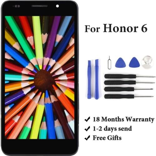 5.0''For Huawei Honor 6 LCD Touch Screen Assembly Display Screen Replacement with Gifts For Huawei H60-L02 H60-L12 H60-L04