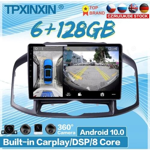 Android 10 For Chevrolet Captiva 2012+ 360 HD Auto Surround View Camera Car Multimedia Player Stereo Radio GPS Navigation IPS