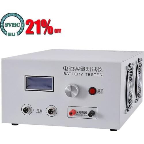 EBC-B20H 12-72V 20A Lead Acid Lithium Battery Capacity Tester Support External Charger Charging And Discharging AC100-240V