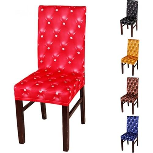Elasticity Chair Cover Dining Room Wedding Folding Party Banquet Short Slipcover Elastic Chair Cover Dining Room Decors