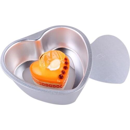 Cake Mould 3D Heart-Shaped Baking Mold Candy Metal Baking Tools Cake Decorating Tools