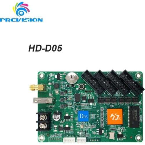 HD-D05 40,960 pixel, 4 * HUB75E Animation the effect is more dazzling Equipped with Wi-Fi, mobile APP management Support U-disk