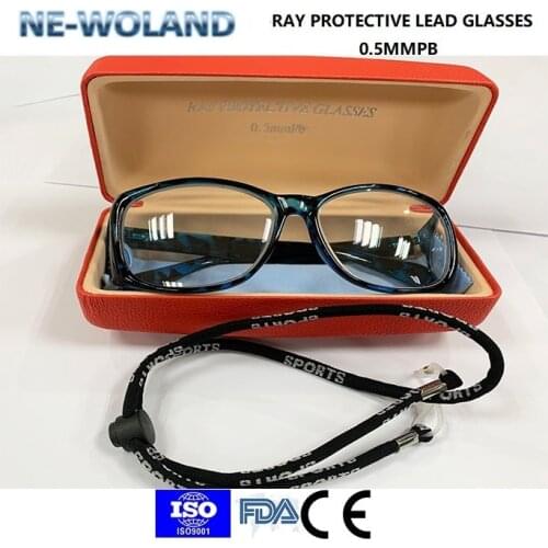High end ionizing radiation protective Front and side comprehensive protection lead glasses 0.5MMPB X-RAY/GAMMA Ray protection