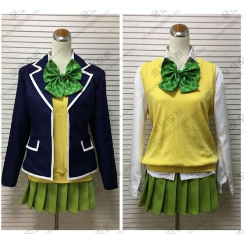The Quintessential Quintuplets Gotoubun no Hanayome Yotsuba Nakano Asahiyama High School Uniform Dress Anime Cosplay Costume