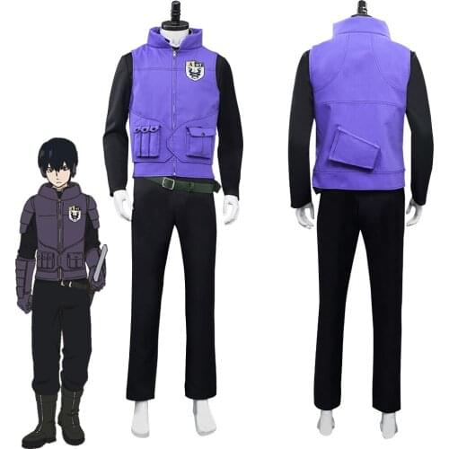 World Trigger Miwa Cosplay Costume Uniform Top Pants Suit Halloween Carnival Costumes