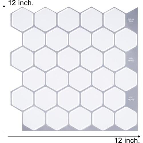 EasyTiles Toilet Peel And Stick Wall Tiles Home Self-Adhesive Waterproof Wallpaper Kitchen Backsplash- 1 Sheet