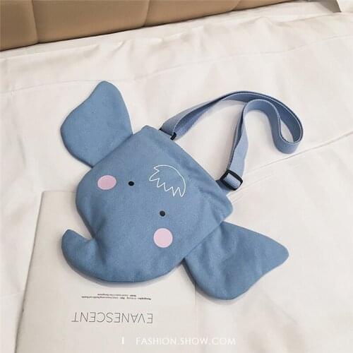 Cute Elephant Shape Shoulder Bag Kid Crossbody Bag Girls Funny Cartoon Animal Messenger Bag Xmas Gits For Children School Bags