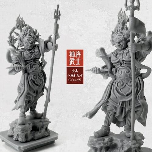 1/35 Figur Kit Soldier Model Oriental Classical God Samurai Resin Soldier Colorless And Self-assembled (50-60mm) Gou-25