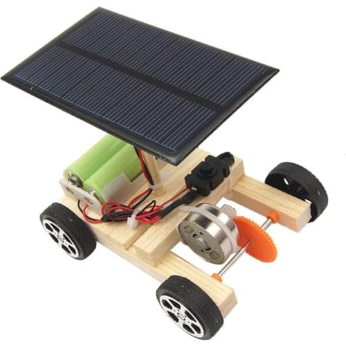 Physics Science Education Solar Kids Car Model Electric Motor Experiment 5V Low Power Smart IQ Training Toy