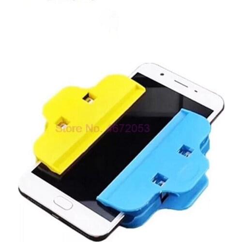 500pcs/lot Mobile Phone Repair Tools Plastic Clip Fixture Fastening Clamp For Iphone Samsung iPad Tablet LCD Screen holder