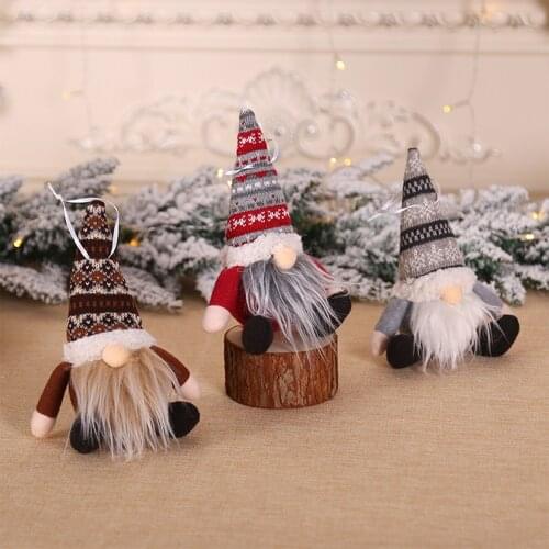 Christmas Doll Decoration Christmas Tree Pendant For Home Merry Christmas Ornament Xmas New Year Gifts