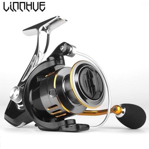 LINNHUE Fishing Reel GW1000-7000 8kg Max Drag All Metal Spool Body Handle Saltwater Reel Spinning Reel for Reel Fishing Pesca