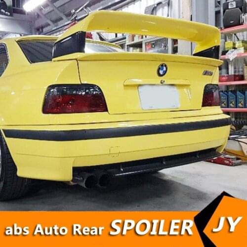 For BMW E36 M3 spoiler 1990-2000 BMW M3 series GT Style spoiler E36 Series 3 coupe ABS plastic materail unpainted spoiler