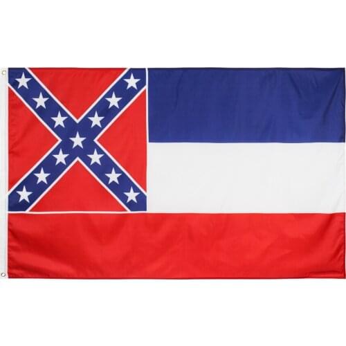 90X150CM us usa state mississippi flag 3X4CM Tattoo stickers Face stickers Tattoo stickers face stickers