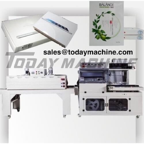 Heat Automatic POF PVC Film L bar Sealing Shrink Wrapping Packaging Packing Machine
