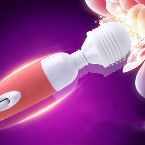 Magic wand vibrator rechargeable Massager Stick girl solo Masturbation clit Vibrating Brush AV Orgasm Squirt Stick Sex Toys