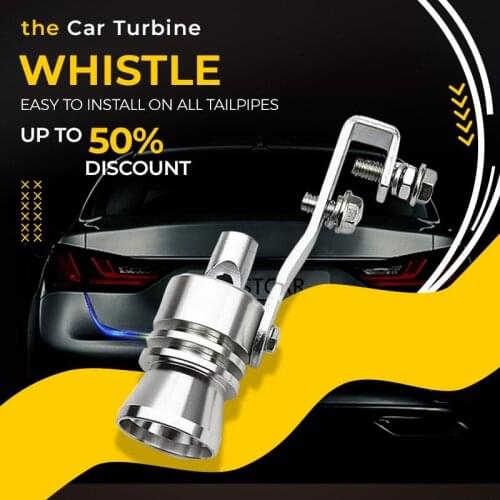 Exhaust Pipe Oversized Roar Maker Universal Car Turbo Whistle Car Refitting Turbo Whistle Exhaust Pipe Sound Tail Muffler Auto B