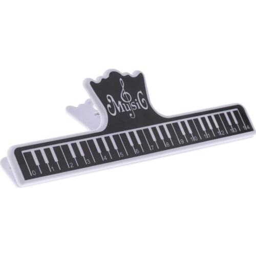 Yellow Music Paper Grip Clip Holder Document Files Binding Bulldog Plastic