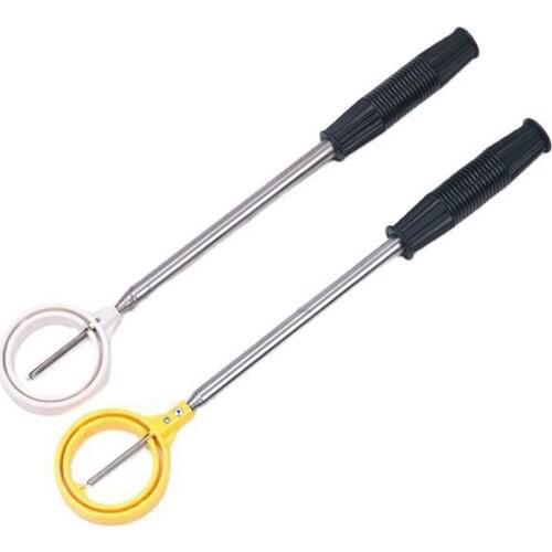 1Pc Golf Ball Pick Up Tools Telescopic Golf Ball Retriever Retracted Golf Pick up Automatic Locking Scoop Picker