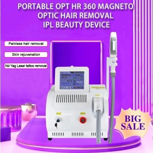 2021 High Quality Portable IPL SHR /OPT/Elight Hair Removal And Skin Whitening 640nm,530nm,480nm 3 Wavelength Machine With CE