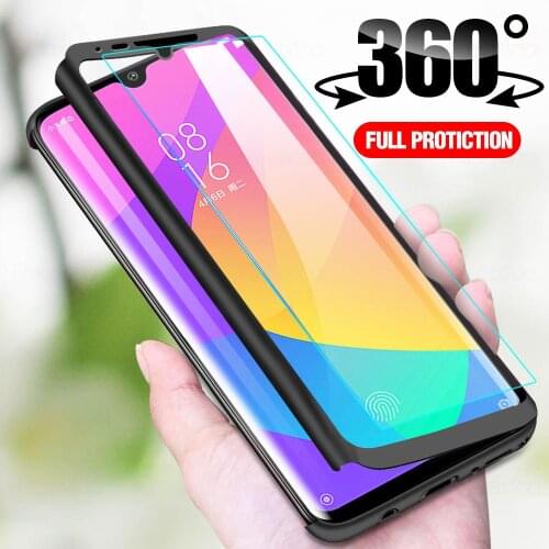 360 full body 2-in-1 case for Xiaomi Mi 8 lite Mi8 Se CC9 CC9E Tempered glass cover on Micc9 Micc9e Mi8se Mi8lite 8se 8lite case
