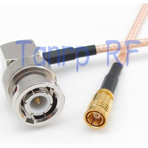 8in 8'' BNC male right angle to SMB female jack RF adapter connector 20CM Pigtail coaxial jumper cable RG316 extension cord