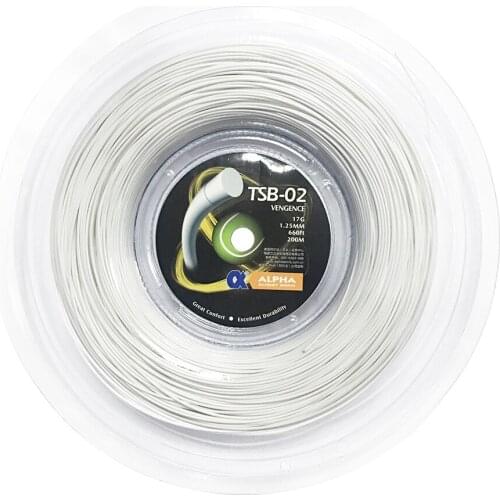 Alpha tennis string-Vengeance Polyester String-1.25mm string 200m tennis racket net