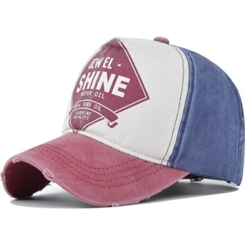 Classical Men Base Ball Caps Fashion Washed Letter Women Hats Girls Sun Shade Adjustable Snapback Baseball Cap