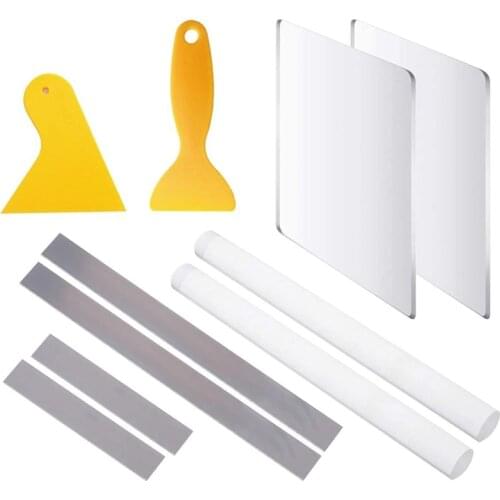 Polymer Clay Tools,Acrylic Clay Roller Clear Acrylic Polymer Clay Cutters Punch Tools for Polymer Clay Pottery Craft