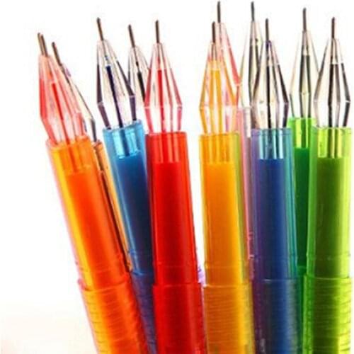 12 Colors Cartoon Fresh Diamond Color Gel Pens Set Student Office Stationery