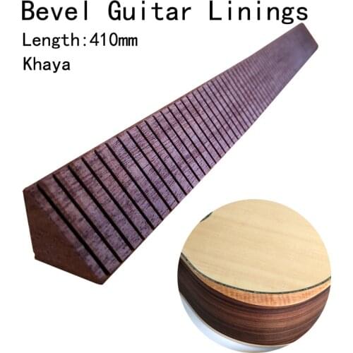 4 Pcs bevel guitar linings Guitar Binding Strip Inside Inlay Lining Guitar Edge Trim Project Replacement Accessory length 410mm