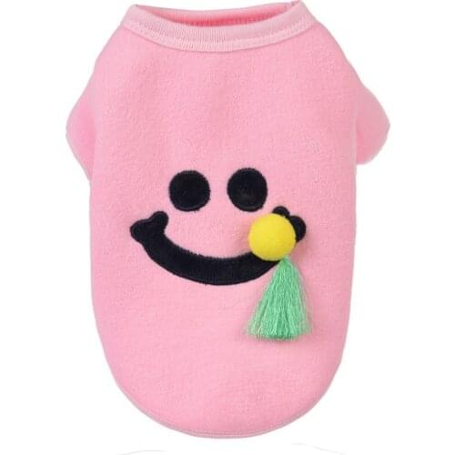 2018 New Fashion Pet Dog Clothes Cute Puppy Spring Summer Two-legged Smile Clothing Puppy Clothing For Small Dogs