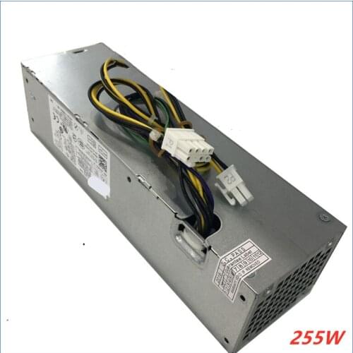 New Power Supply Adapter For Dell D255AS-00 AC255ES-00 3020 7020 9020SFF T1700 YH9D7 Power Switch Adapter Cable