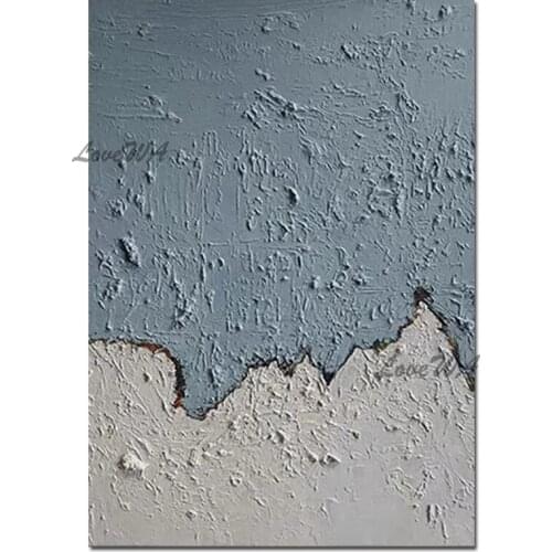 Heavy Texture Thick Acrylic Canvas Art Handmade Knife Oil Painting Wall Hanging Quality Colorful Wall Art Picture Unframed