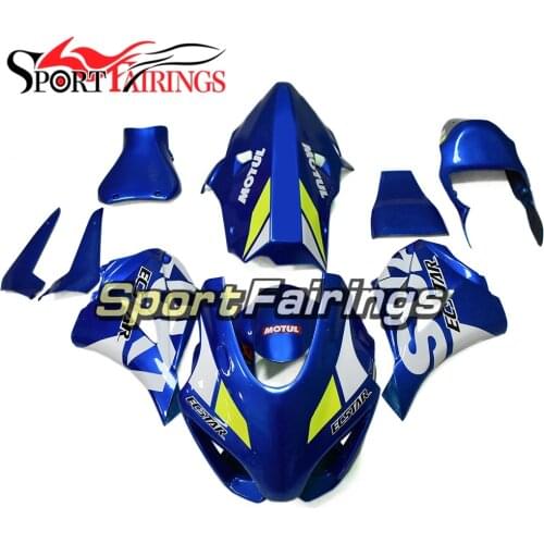 Fiberglass Racing Full Fairings For Suzuki GSXR1000 2017 2018 2019 GSX-R1000 17 18 19 Injection Motorcycles Bodywork Blue White