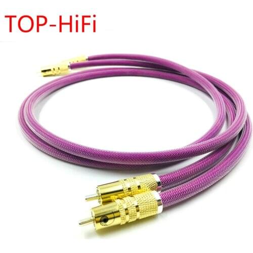 TOP-HiFi Pair Gold Plated RCA Plug XLO-HTP1 RCA XLO Audio CD Amplifier Player Speaker RCA Reference Interconnect Cable