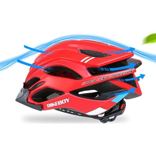 Bikeboy MTB Bike Helmet for Men Women Sport Cycling Helmet Adjustable Mountain Road Safety Hat Cap Accessories Cycling Helmet
