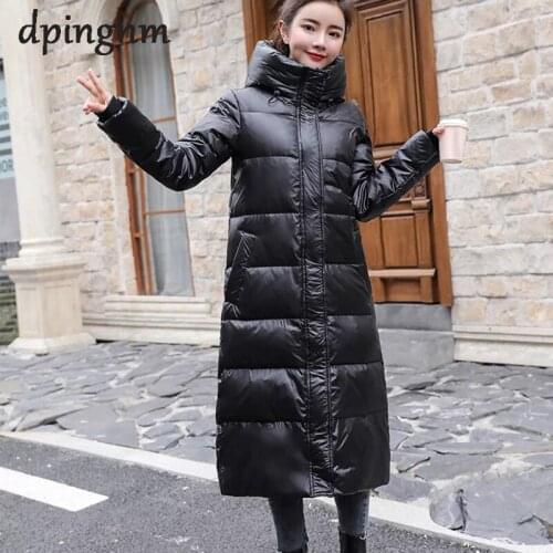 Winter Women Parkas Coats Casual Long Sleeve Hooded Jackets 2020 Autumn New Warm Solid Zipper Plus Size Long Outerwear