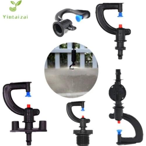 Refraction Misting Automatic Irrigation Sprayer With Barb Garden Micro Irrigation Sprinkler Greenhouse Nozzle Drip Fittings