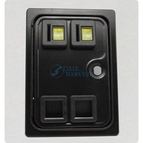 Dual american style coin selector door with microswitch for Amusement arcade casino slot game cabinet Coin operator machine part