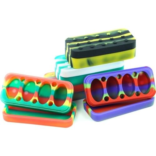75ml Concentrate Container Silicone Wax Box Oil Ointment Jar Smoke Tank for Dabber