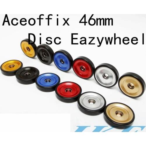 6 Colors 26g EasyWheel For Brompton Bike Easywheels Racks 46mm Aluminum Alloy CNC Easy wheel with Bolts UltraLight Dustproof2019